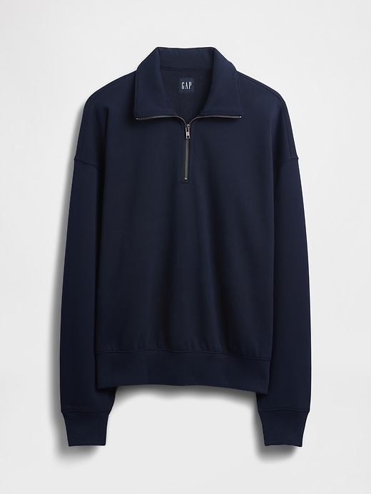 Image number 5 showing, Heavyweight Oversized Quarter-Zip Pullover