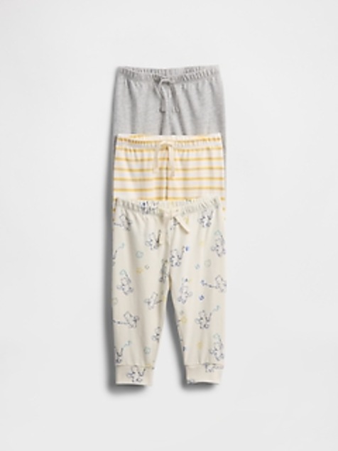 Baby First Favorites Organic Cotton Pull-On Pants (3-Pack)