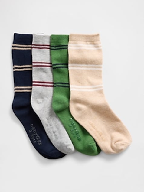 Baby & Toddler Crew Socks (4-Pack)
