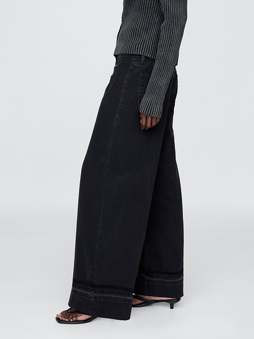Image number 3 showing, Mid Rise UltraSoft Baggy Jeans