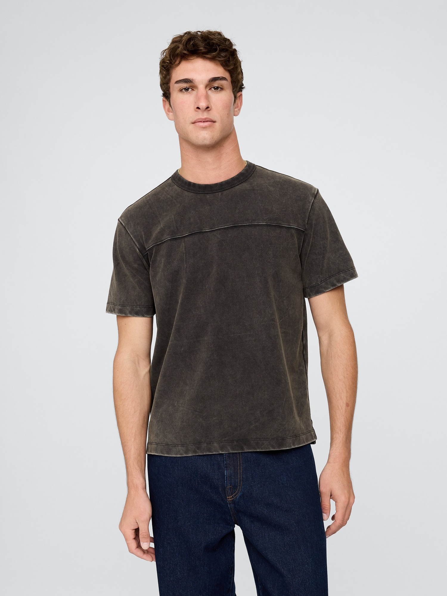 Мужские футболки Gap Pique Relaxed T-Shirt