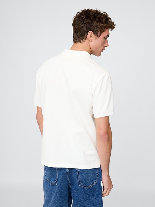 Image number 3 showing, Relaxed Pique Polo Shirt