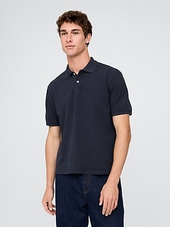 Relaxed Pique Polo Shirt