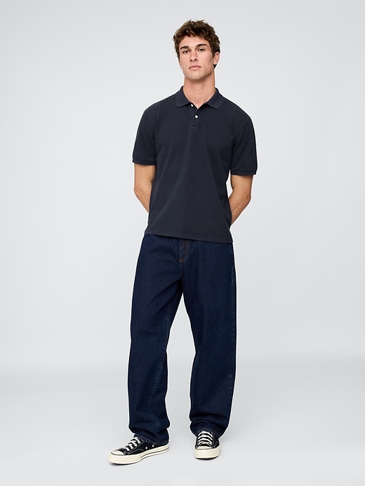 Image number 2 showing, Relaxed Pique Polo Shirt