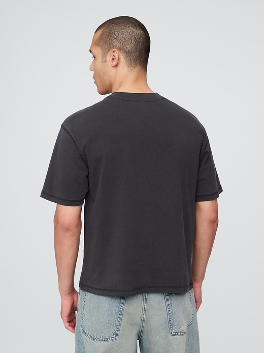 Image number 3 showing, Kurt Cobain Relaxed Crop Graphic T-Shirt