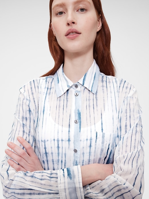 Image number 4 showing, GapStudio Voile Shirtdress