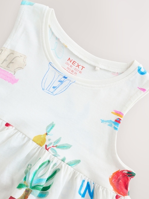 Image number 7 showing, NEXT Toddler Beach Postcard Dress