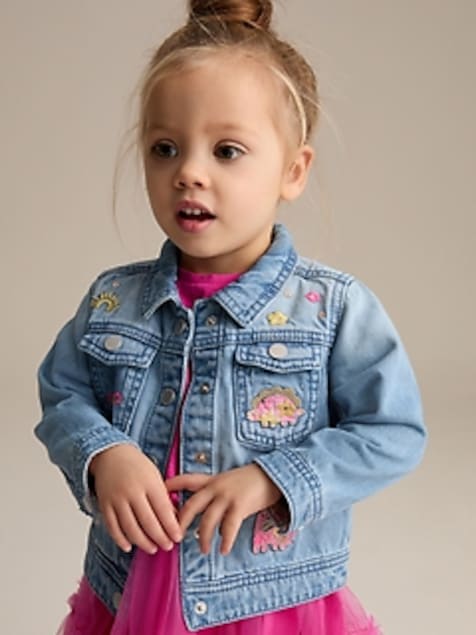 NEXT Toddler Unicorn Denim Jacket