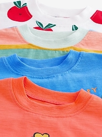 NEXT Toddler Bright Rainbow T-Shirt (4-Pack)