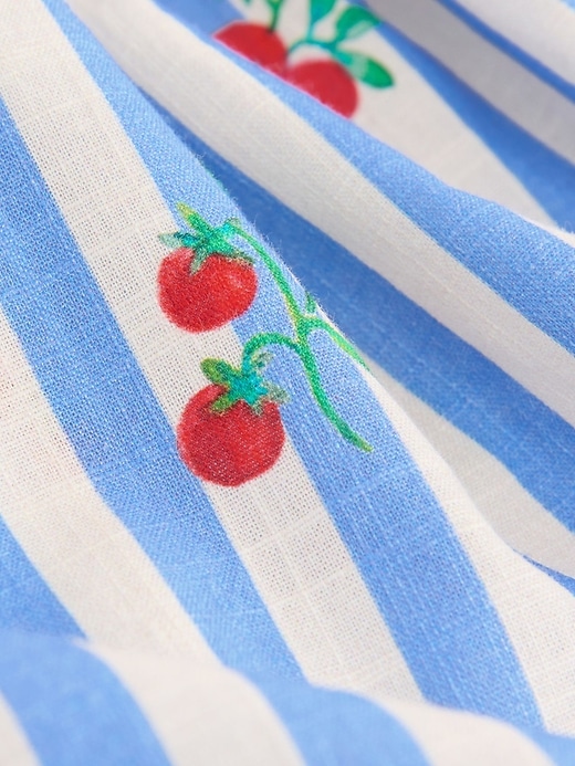 Image number 7 showing, NEXT Toddler Tomato & Stripe Dress