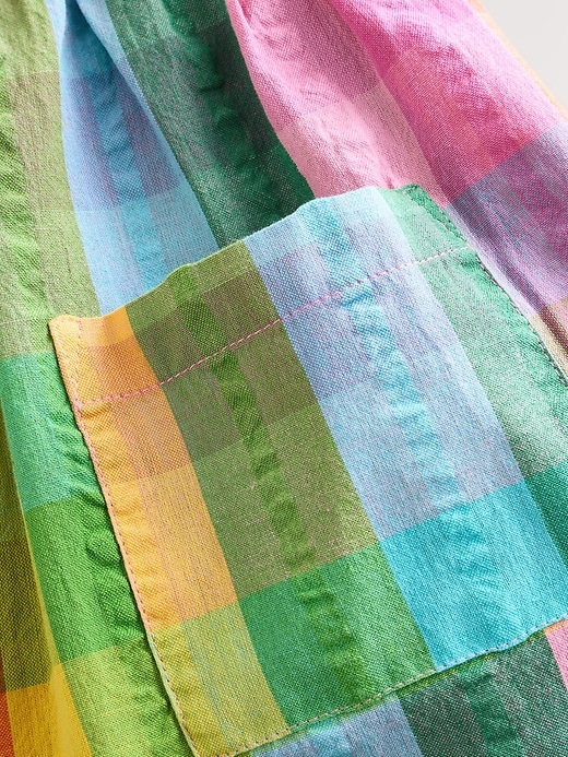 Image number 7 showing, NEXT Toddler Rainbow Check Dress