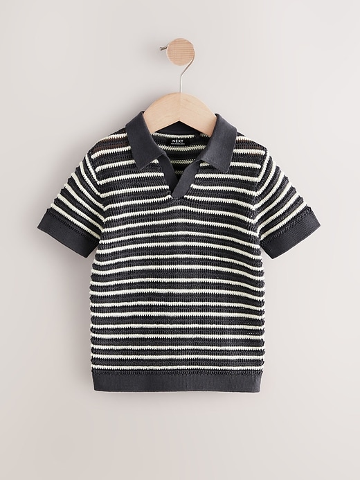 Image number 5 showing, NEXT Toddler  Striped Polo Sweater