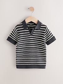 NEXT Toddler  Striped Polo Sweater