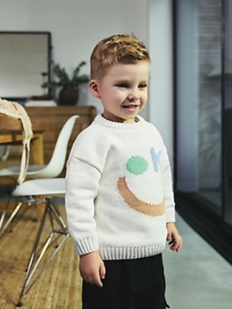 NEXT Toddler Smiley Face Sweater