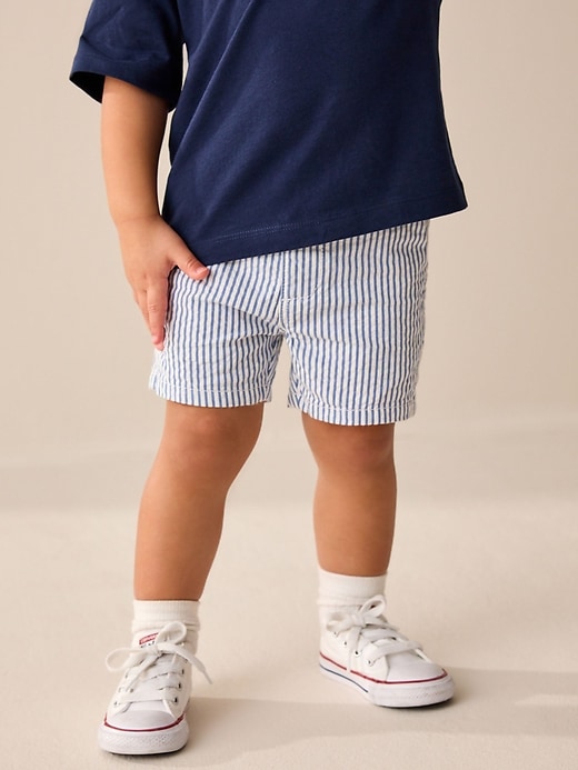 Image number 1 showing, NEXT Toddler Seersucker Shorts