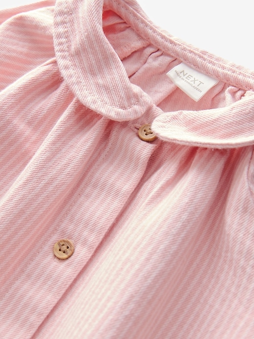 Image number 7 showing, NEXT Toddler Stripe Denim Dress