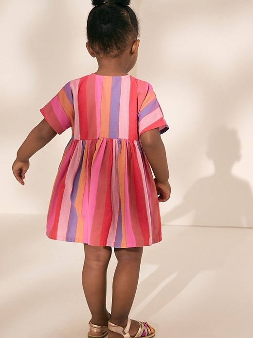 Image number 2 showing, NEXT Toddler Stripe Dress
