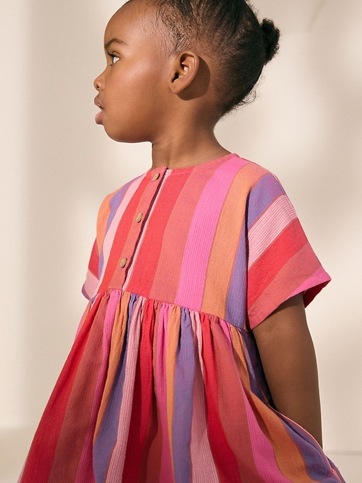 Image number 4 showing, NEXT Toddler Stripe Dress