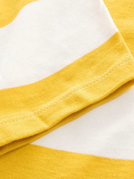 Image number 7 showing, NEXT Toddler Bee Happy Striped T-Shirt