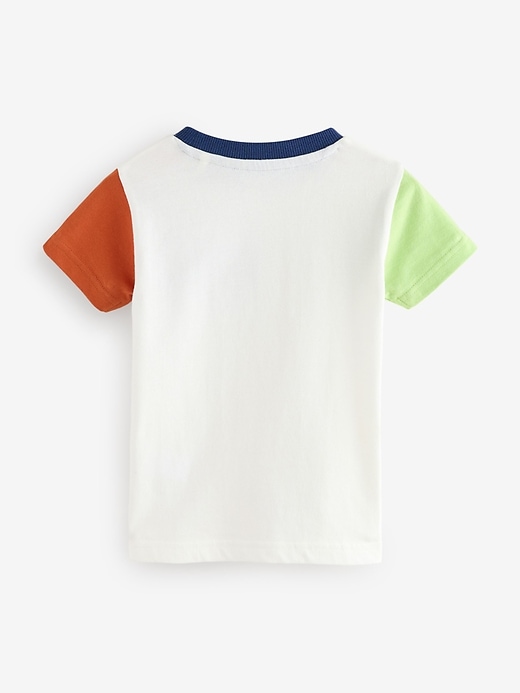 Image number 2 showing, NEXT Toddler Colorblock Farm Graphic T-Shirt