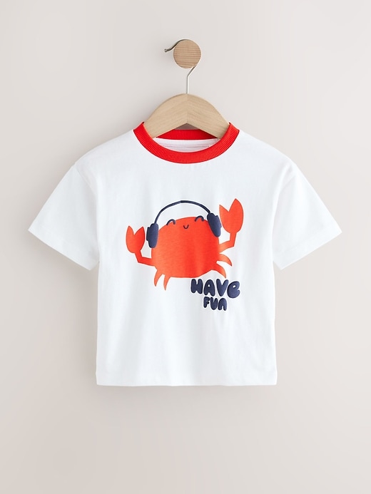 Image number 4 showing, NEXT Toddler Crab Graphic T-Shirt