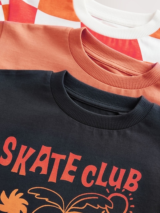 Image number 5 showing, NEXT Toddler  Skate Club T-Shirt (3-Pack)