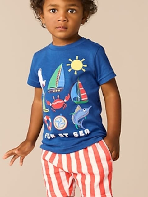 NEXT Toddler Seaside T-Shirt & Shorts Set