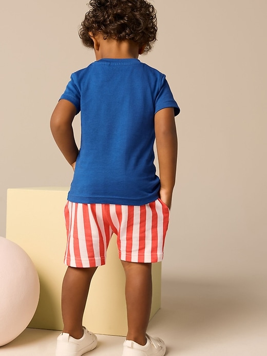 Image number 4 showing, NEXT Toddler Seaside T-Shirt & Shorts Set