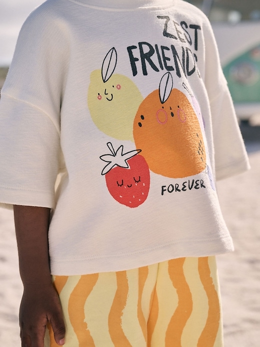 Image number 4 showing, NEXT Toddler  Zest Friends T-Shirt & Short Set