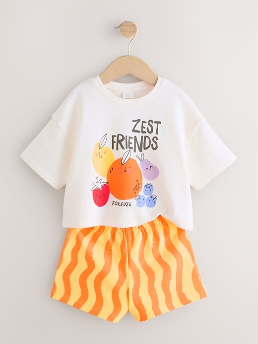 Image number 5 showing, NEXT Toddler  Zest Friends T-Shirt & Short Set