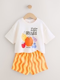 NEXT Toddler  Zest Friends T-Shirt & Short Set