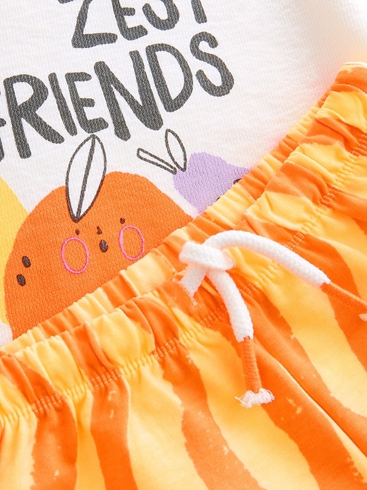 Image number 7 showing, NEXT Toddler  Zest Friends T-Shirt & Short Set