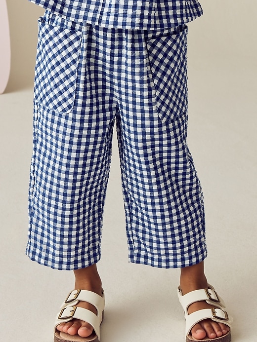 Image number 4 showing, NEXT Toddler Gingham Top & Pants Set