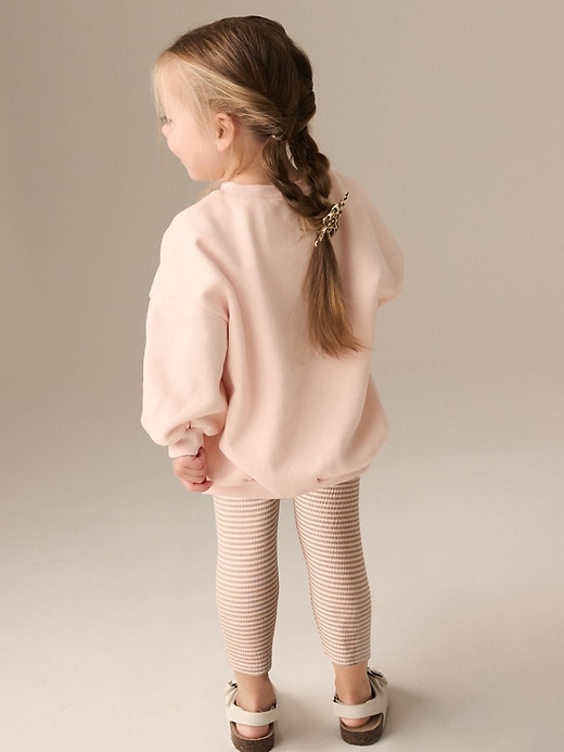 Image number 2 showing, NEXT Toddler Bunny Sweatshirt & Legging Set