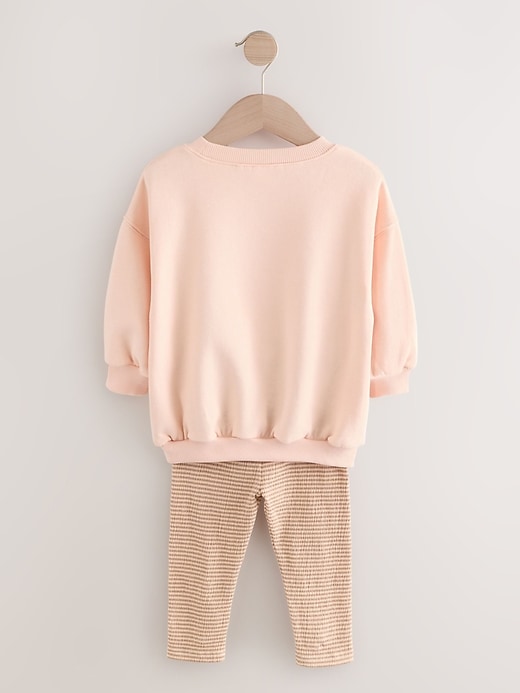 Image number 6 showing, NEXT Toddler Bunny Sweatshirt & Legging Set