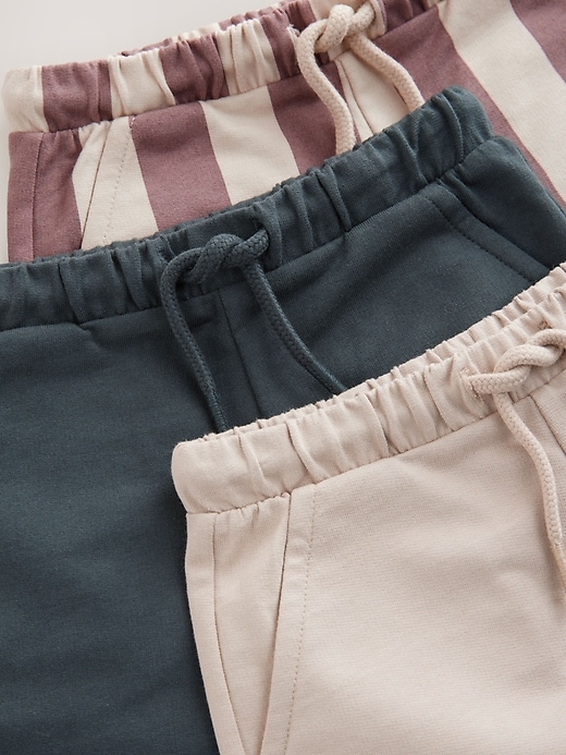 Image number 6 showing, NEXT Toddler Jersey Shorts (3-Pack)