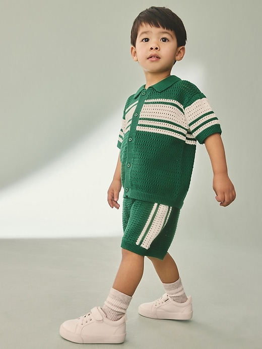 Image number 1 showing, NEXT Toddler Knitted Tennis Set