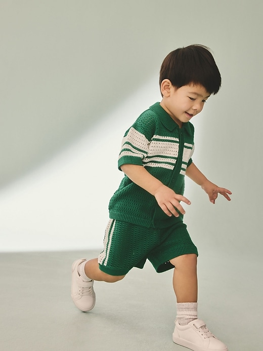 Image number 3 showing, NEXT Toddler Knitted Tennis Set