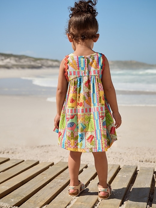 Image number 2 showing, NEXT Toddler Fruit Postcard Dress
