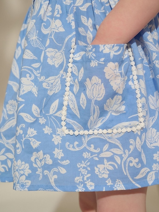 Image number 4 showing, NEXT Toddler Button-Down Ditsy Floral Dress