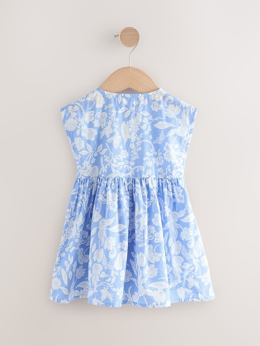 Image number 6 showing, NEXT Toddler Button-Down Ditsy Floral Dress