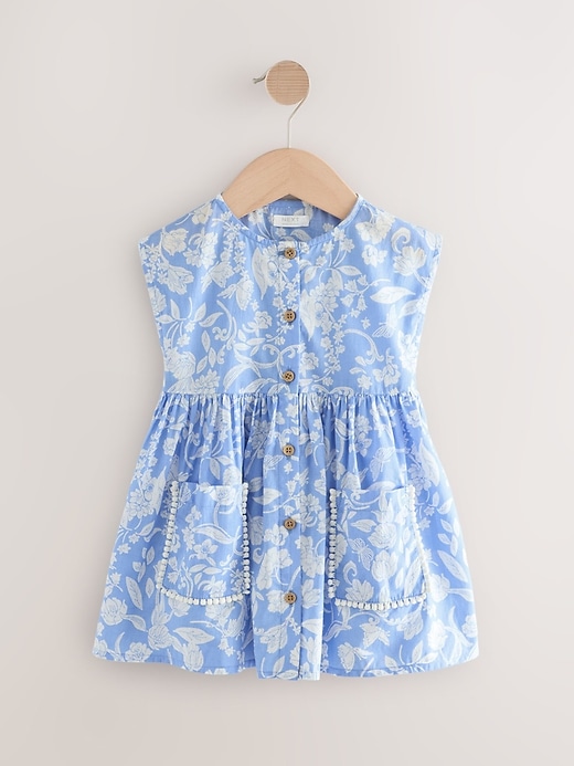 Image number 5 showing, NEXT Toddler Button-Down Ditsy Floral Dress