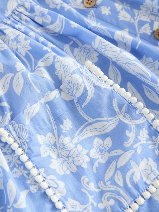 Image number 7 showing, NEXT Toddler Button-Down Ditsy Floral Dress
