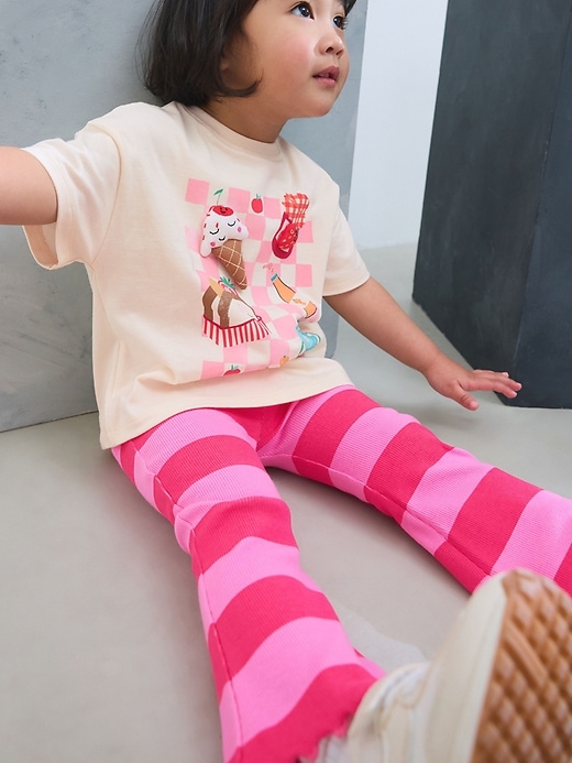 Image number 2 showing, NEXT Toddler T-Shirt & Flare Leggings Set