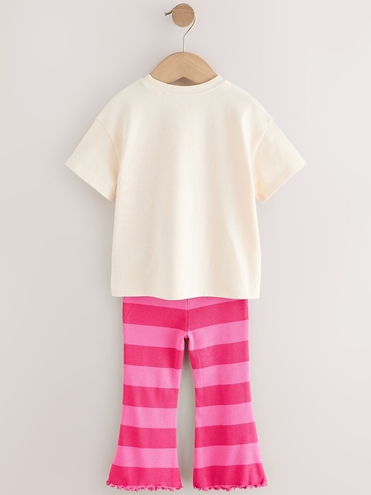 Image number 6 showing, NEXT Toddler T-Shirt & Flare Leggings Set