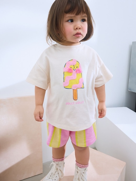 Image number 1 showing, NEXT Toddler T-Shirt & Shorts Set