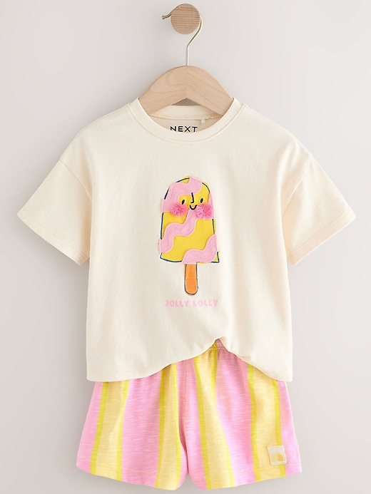 Image number 5 showing, NEXT Toddler T-Shirt & Shorts Set