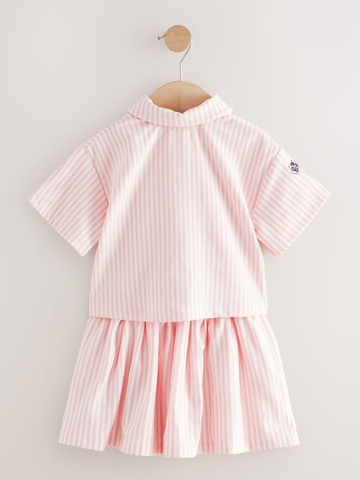Image number 6 showing, NEXT Toddler Stripe Shirt & Skirt Set