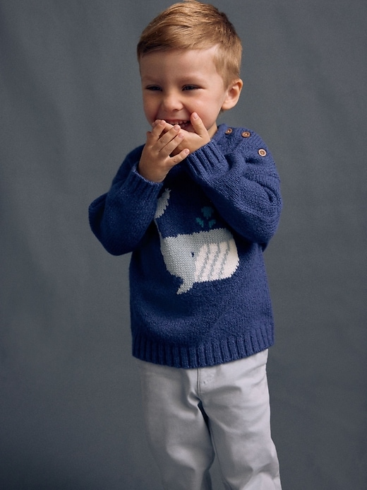 Image number 4 showing, NEXT Toddler Whale Sweater