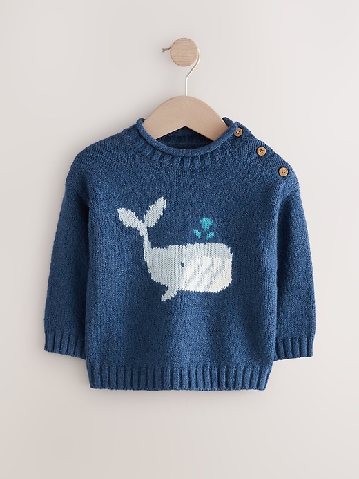 Image number 6 showing, NEXT Toddler Whale Sweater